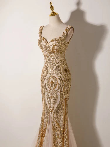 robe blanc et dorée 4