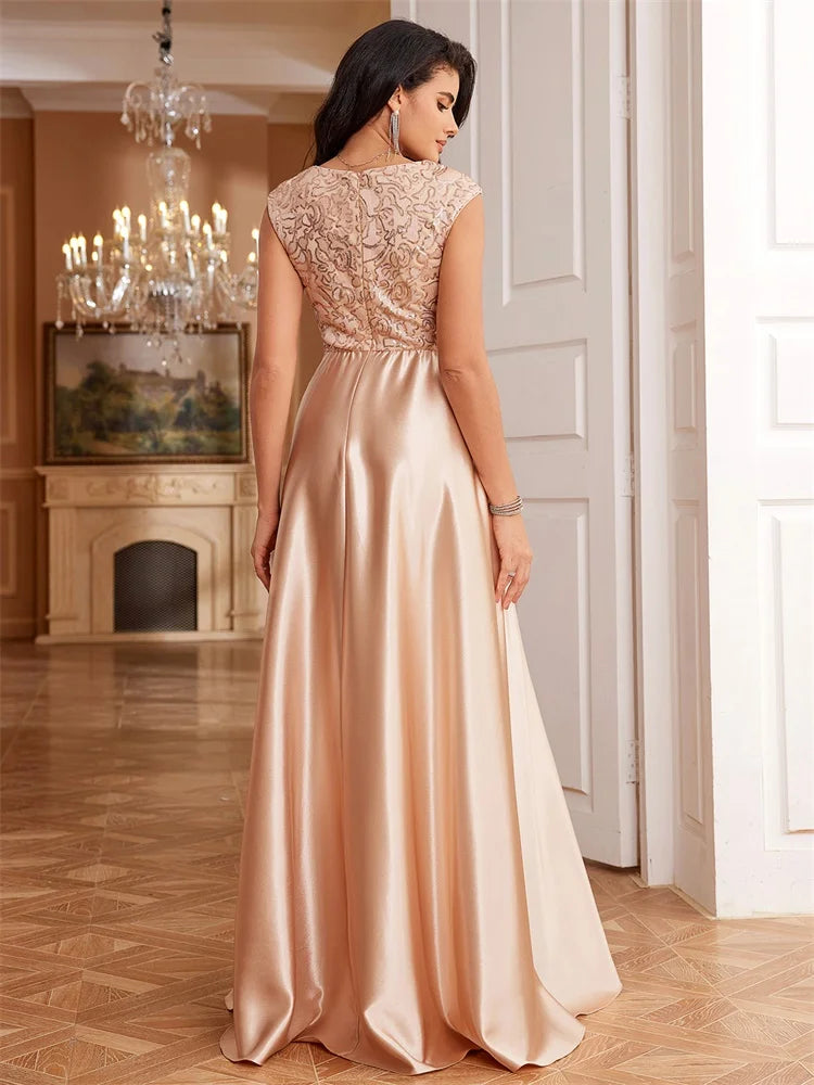 robe champagne doré