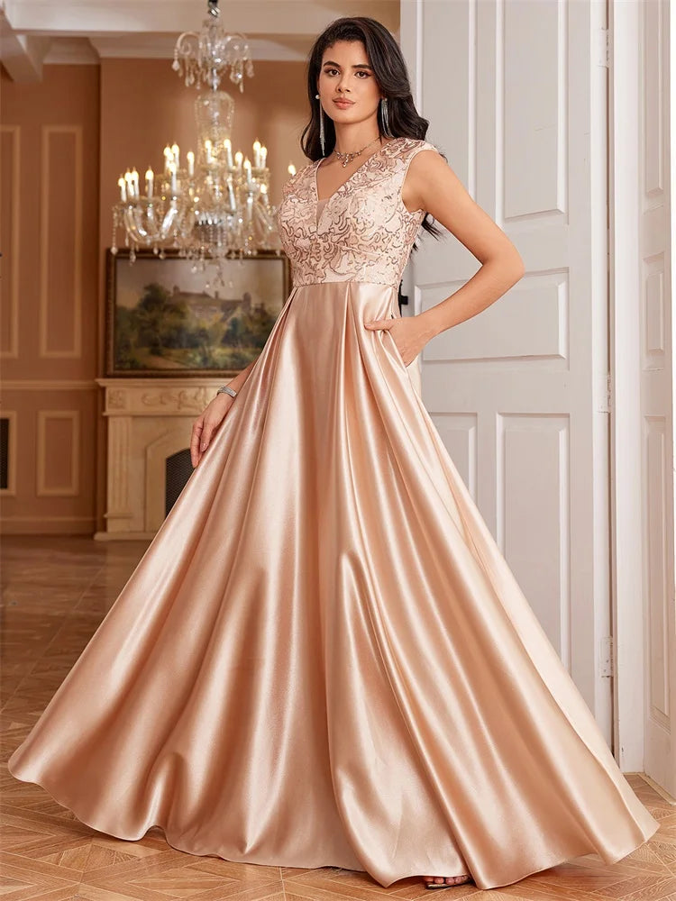 robe champagne doré