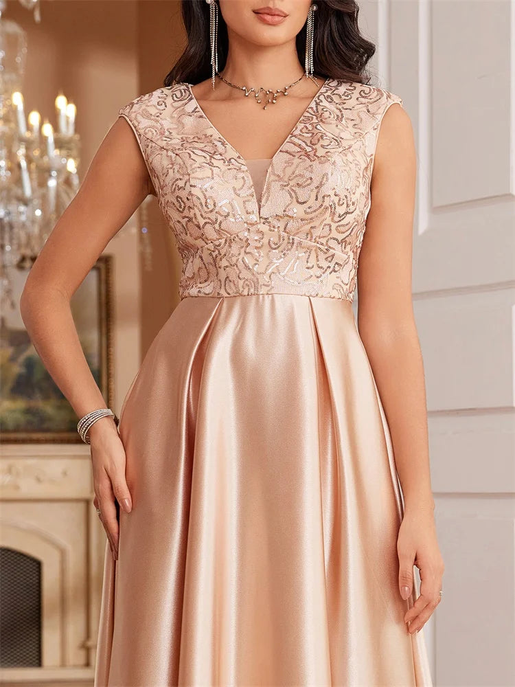 robe champagne doré