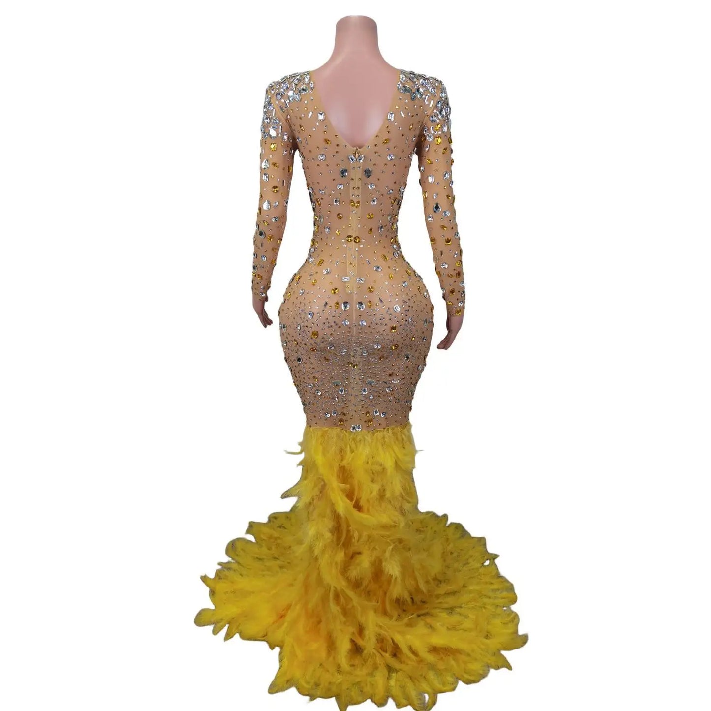 robe longue dorée mariage