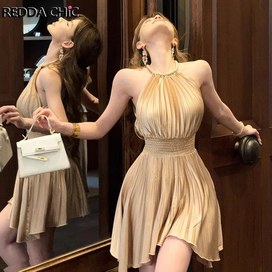 chic robe de soirée dorée