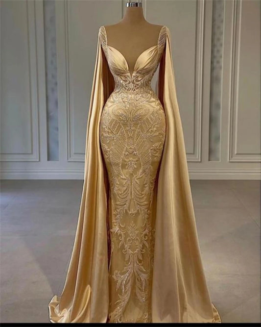 robe dorée demoiselle d'honneur