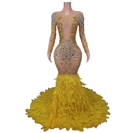 robe longue dorée mariage