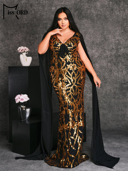 robe noir doré